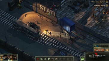Nella foto: uno screenshot del gameplay di Dustwind: Resistance.