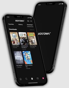 App mobile KOCOWA+ (Fonte: KOCOWA+)