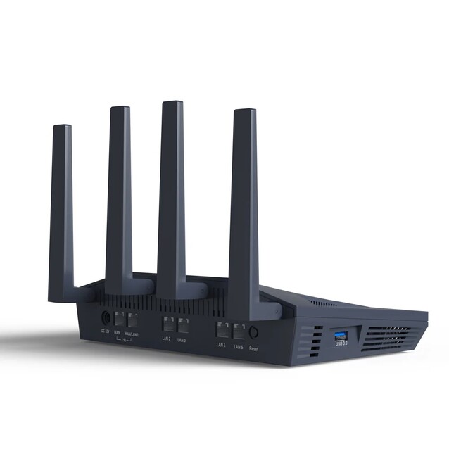 GL.iNet MT6000 (Flint 2) ha una grande potenza ad un prezzo molto ragionevole (Fonte: GL-iNet)