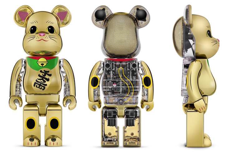 Altoparlante Bluetooth Be@rbrick Audio x Maneki Neko. (Fonte: Be@rbrick Audio)
