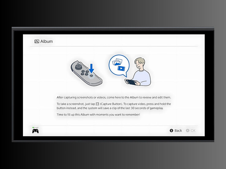 Guida alla registrazione video di Nintendo Switch 2 (Fonte: Nintendo of America, app Nintendo Today!)