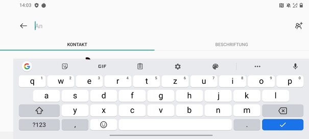 OnePlus 8 - Tastiera Virtuale
