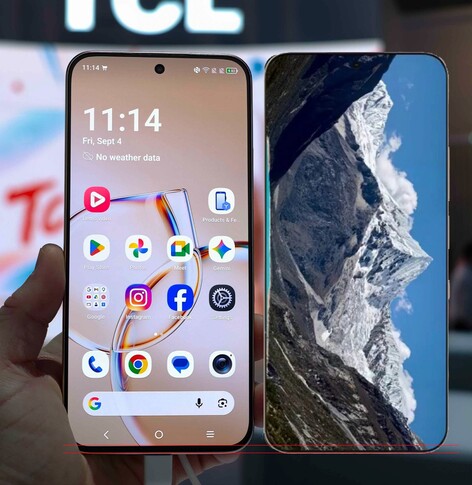 TCL sta pubblicizzando il nuovo P80 Ultra con cornici estremamente sottili che non hanno nulla a che vedere con la realtà.