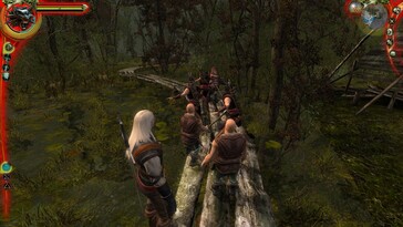 Nella foto: uno screenshot di gioco di The Witcher: Enhanced Edition Director's Cut.