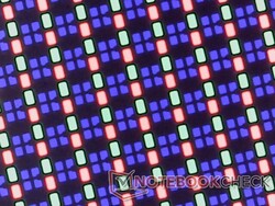 Array di subpixel RGB nitido e senza problemi di granulosità