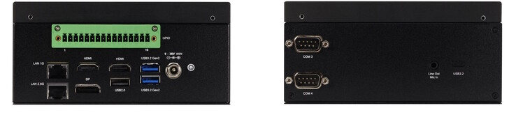 Anche le porte seriali sono a bordo (Fonte: Aaeon)