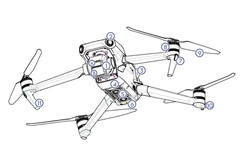 La serie Mavic 3 avrà due telecamere e tempi di volo più lunghi dei suoi predecessori. (Fonte: @JasperEllens)