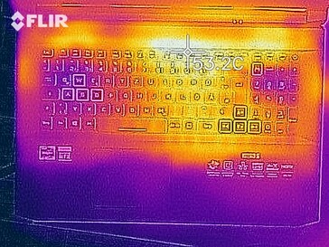 Generazione di calore lato superiore (carico)