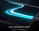 I teaser del Moto X40 diventano super-carichi. (Fonte: Motorola)