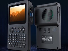 Il PocketTerm35 è alimentato da un Raspberry Pi 5 o 4