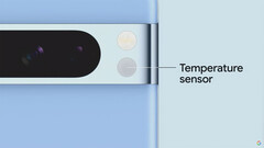 La funzione Pixel drop permette a Google Pixel 8 Pro di leggere la temperatura corporea (Fonte: Google)