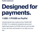 PayPal stablecoin ora disponibile (Fonte: PayPal)