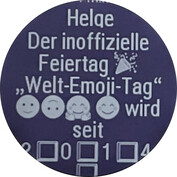 Messaggio WhatsApp con emoji