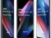 Il primo rendering di tutti e tre gli smartphones della serie Oppo Find X3. (Immagine: Oppo/Evan Blass)