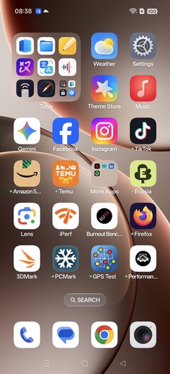 Software di Oppo Find X9 