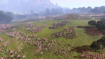 Un'immagine che mostra un esercito in Total War: Three Kingdoms.