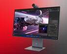 Il monitor OLED 4K Lenovo Yoga Pro 27UD-10 mostrato in posizione angolata (fonte: Lenovo PR)