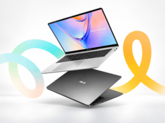 Laptop Asus Vivobook S14 e S16 mostrati da diverse angolazioni