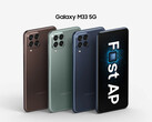 Il Galaxy M23 5G e il Galaxy M33 5G hanno entrambi grandi display. (Fonte immagine: Samsung)
