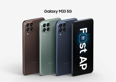 Il Galaxy M23 5G e il Galaxy M33 5G hanno entrambi grandi display. (Fonte immagine: Samsung)