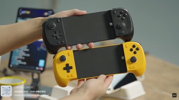 L'Ayaneo Gaming Pad avrà un controller telescopico opzionale che si collega tramite USB-C. (Fonte: Ayaneo)