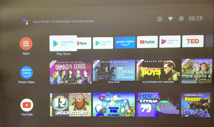 Xgimi non ha apportato modifiche a Android TV.