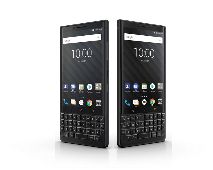 Il BlackBerry KEY2 è dotato di una tastiera fisica.