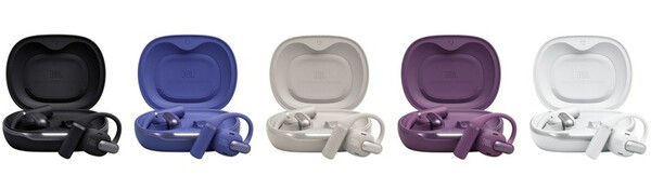 Gli auricolari JBL Sense Pro saranno disponibili in cinque colori quando arriveranno in ottobre. (Fonte: JBL)