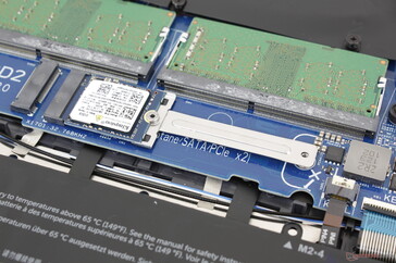 Slot primario M.2 2280 PCIe x2 con supporto Optane
