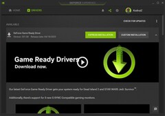 Nvidia GeForce Game Ready 531,68 notifiche in GeForce Experience (Fonte: Own)