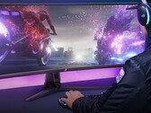 Il ROG Swift OLED PG49WCD ha una curvatura di 1800R. (Fonte: ASUS)
