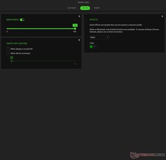 Impostazioni di illuminazione di Razer Joro Synapse