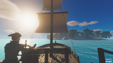 Un'immagine che mostra un ambiente in Salt 2: Shores of Gold.