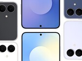 I rendering ufficiali delle diverse varianti di colore di Galaxy S25 FE. (Fonte immagine: Android Headlines, modificato)