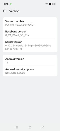 Software di OnePlus 13 (ColorOS)