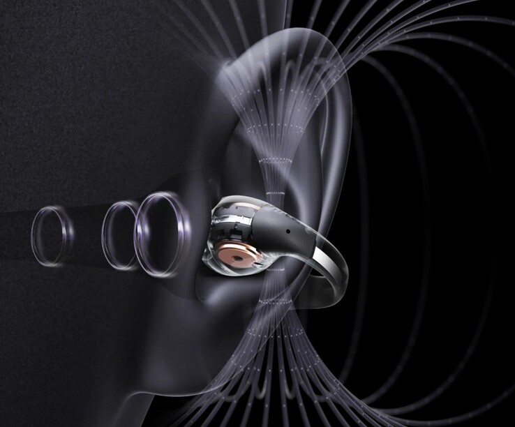 Gli auricolari Shokz OpenDots ONE utilizzano la tecnologia attiva di soppressione del rumore DirectPitch per ridurre al minimo il fastidio degli altri. (Fonte: Shokz)