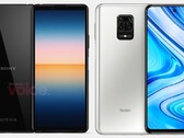 Il Sony Xperia 10 III sembra avere prestazioni Geekbench simili al Redmi Note 9 Pro. (Fonte immagine: Voice+OnLeaks/Xiaomi - modificato)