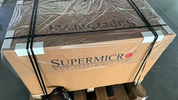 Un sospetto rack Supermicro H200 (Fonte: Financial Times)