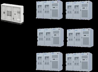 È possibile collegare in parallelo fino a sei unità.