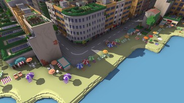 Nella foto: uno screenshot di gioco tratto da Urbek City Builder.