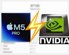 Apple M5 Pro non riesce a tenere il passo con la GPU RTX 5060 Laptop in Geekbench OpenCL.