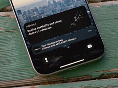 La nuova app di ride-hailing della Model Y avrà un aspetto simile a questo. (Fonte: Tesla/X)