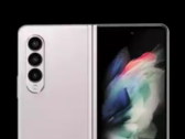 Il Galaxy Z Fold3 in uno dei suoi presunti nuovi colori. (Fonte: Twitter)