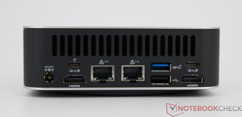 Geekom A9 Max - Connessioni sul retro