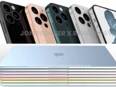 I rendering dell'iPhone 14 Apple e del MacBook Air 2022 sono già stati pubblicati online. (Fonte: Jon Prosser/RendersbyIan)