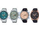 Da sinistra a destra, Casio Edifice EFV-610DE-2A, EFV-610DE-3A, EFV-610EL-5A e EFV-610ECL-1A. (Fonte immagine: Casio)