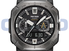 Il Casio Pro Trek PRW-B1000-1 (nella foto) ha una lunetta in acciaio inossidabile grigio scuro e un quadrante nero con accenti argentati. (Fonte: Casio - Modifica)