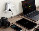 Il nuovo Smart Plug Outlet Extender di Govee (nella foto) ha una luce notturna integrata. (Fonte: Govee)