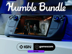 Il bundle IGN Gamescom 2025 scadrà l&#039;11 settembre 2025. Nella foto: Steam Deck con The Expanse. (Fonte: Notebookcheck e Humble Bundle - modifica)