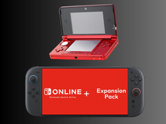 Il Nintendo 3DS è mostrato sopra la console Switch 2 (Fonte: Nintendo of America, Amazon con modifiche)